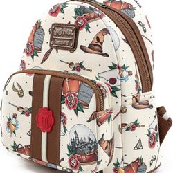 Loungefly Harry Potter Tattoo  Double Strap Shoulder Bag Purse