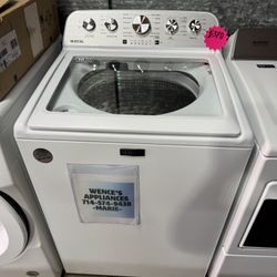 TOP LOAD WHITE MAYTAG WASHER MACHINE 
