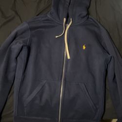 Polo Raulph Lauren Navy Blue Zip Up M