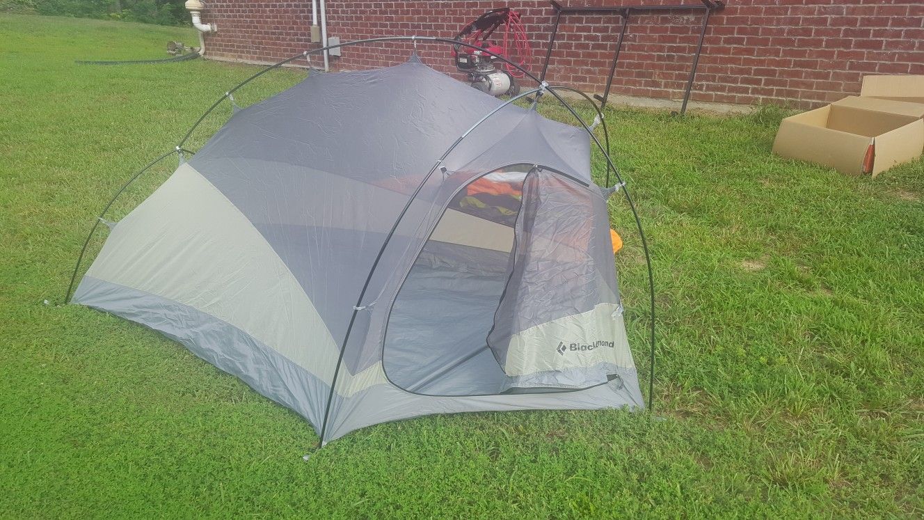 Black diamond mirage tent, Ultra light, hiking gear, and guide gear hammock