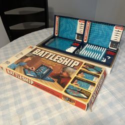 1981 Vintage Battleship Board Game Incomplete
