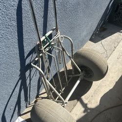 Beach dolly with big wheel great for sand
