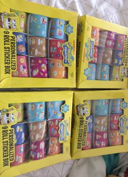 Spongbob stickers sets