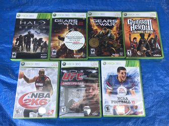 XBOX 360 Video Games Family Package (total 8 games)