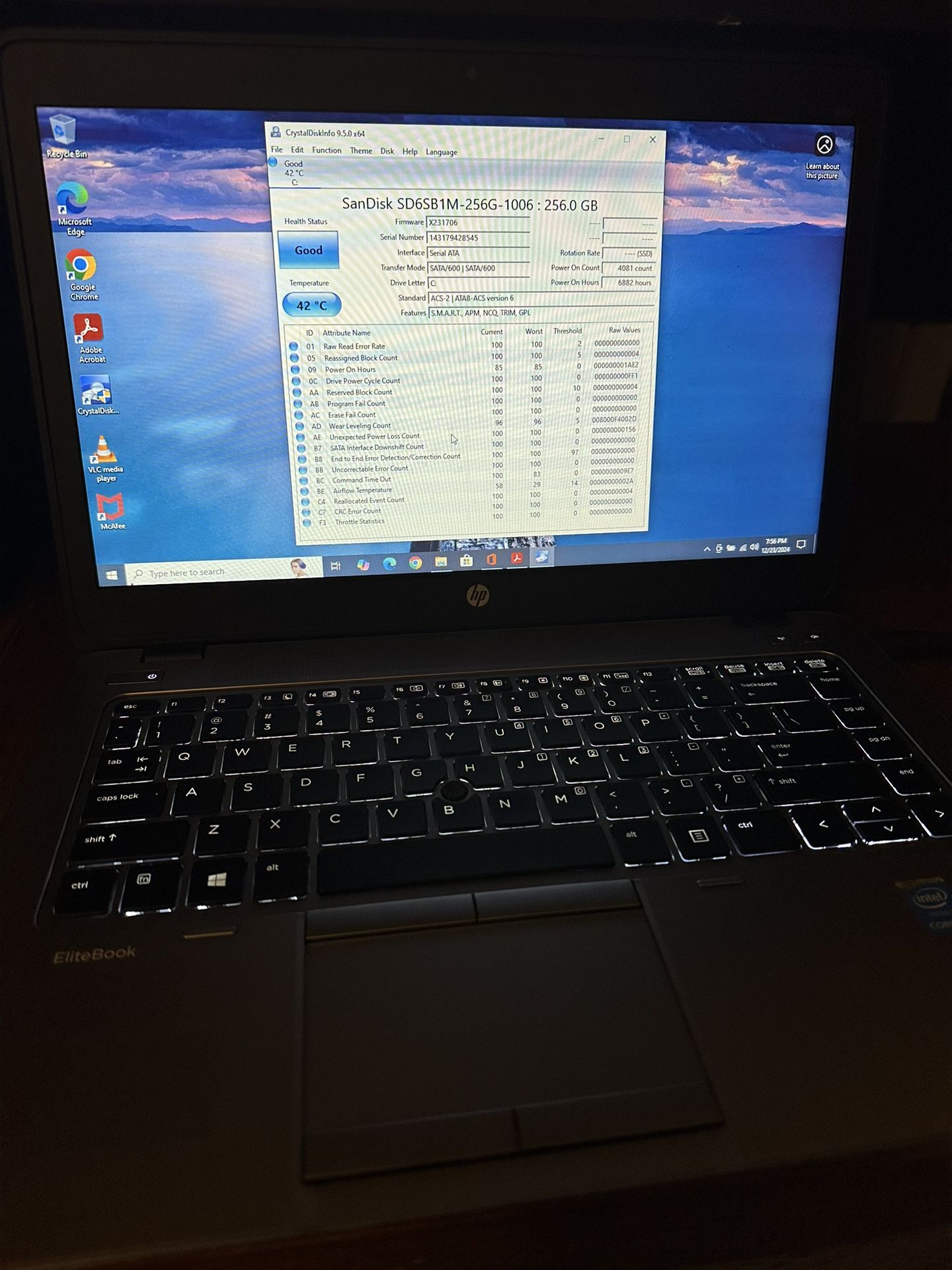HP Elitebook i5 Core 12 GB RAM 256 GB SSD