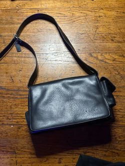 Coach Black Leather Shoulder Bag
