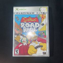 Microsoft Xbox The Simpsons Road Rage No Manual