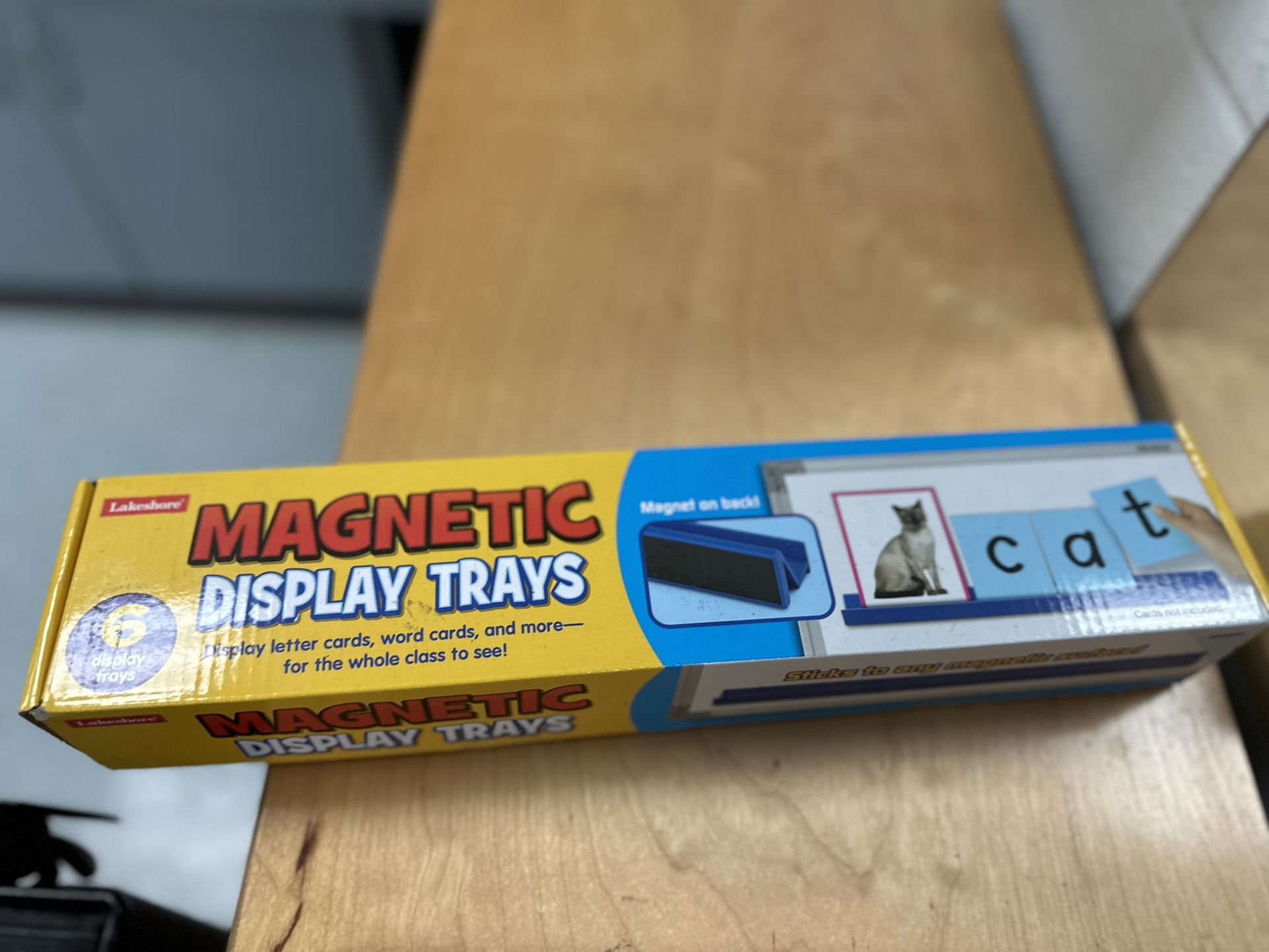 Classroom magnetic Display Shelf Unopened Box 