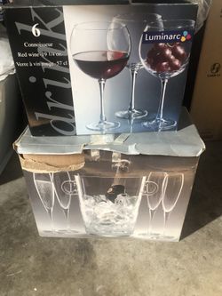 Wine And Champagne Glasses 