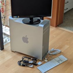 Mac Pro Computer Tower & Monitor Home Video/Photo Editing Machine