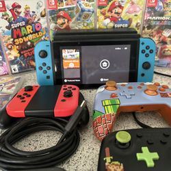 Nintendo Switch Plus Games Controllers