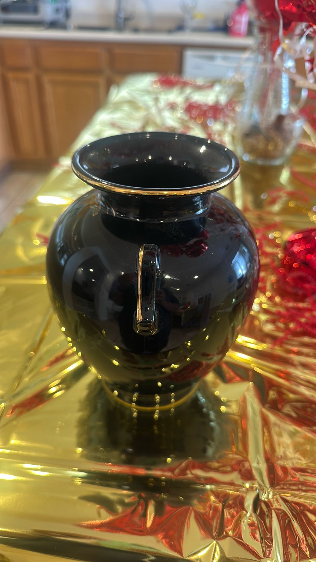 Vintage Black Porcelain