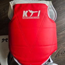 Taekwondo gear, bag. Hogu, Bo Staff  arm and shin protection