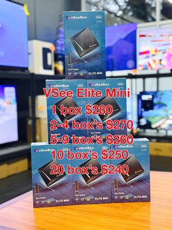 Vsee box elite Mini new sealed 1 year warranty v see box superbox super box