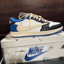 Air Jordan 1 Retro Low Fragment x Travis Scott Size 10