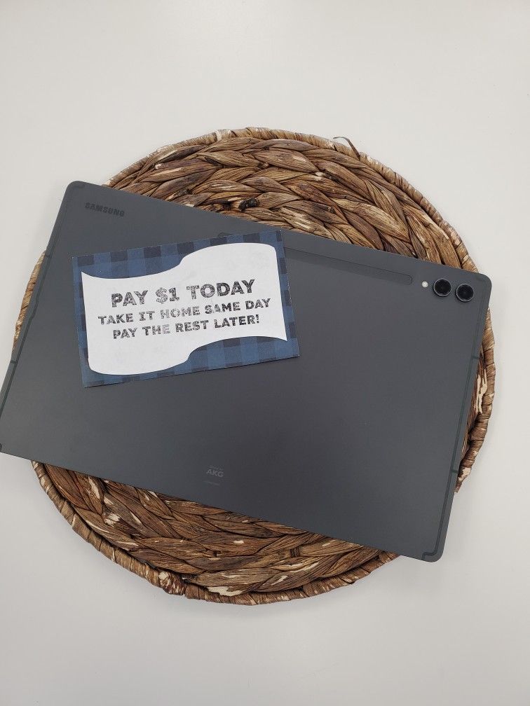 Samsung Galaxy Tab S9 Ultra New - Pay $1 DOWN AVAILABLE - NO CREDIT NEEDED