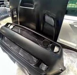 Dodge challenger parts hood and bumper