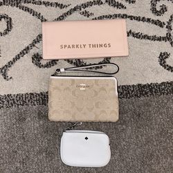 Coach And Kate Spade Wallet Set