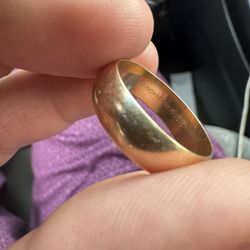Men’s Benchmark 10K Solid Gold Wedding Band – $200 OBO