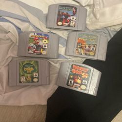 Good Condition Nintendo 64 games