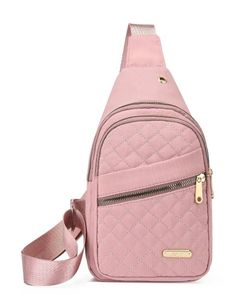 Pink Women Crossbody Backpack Bag