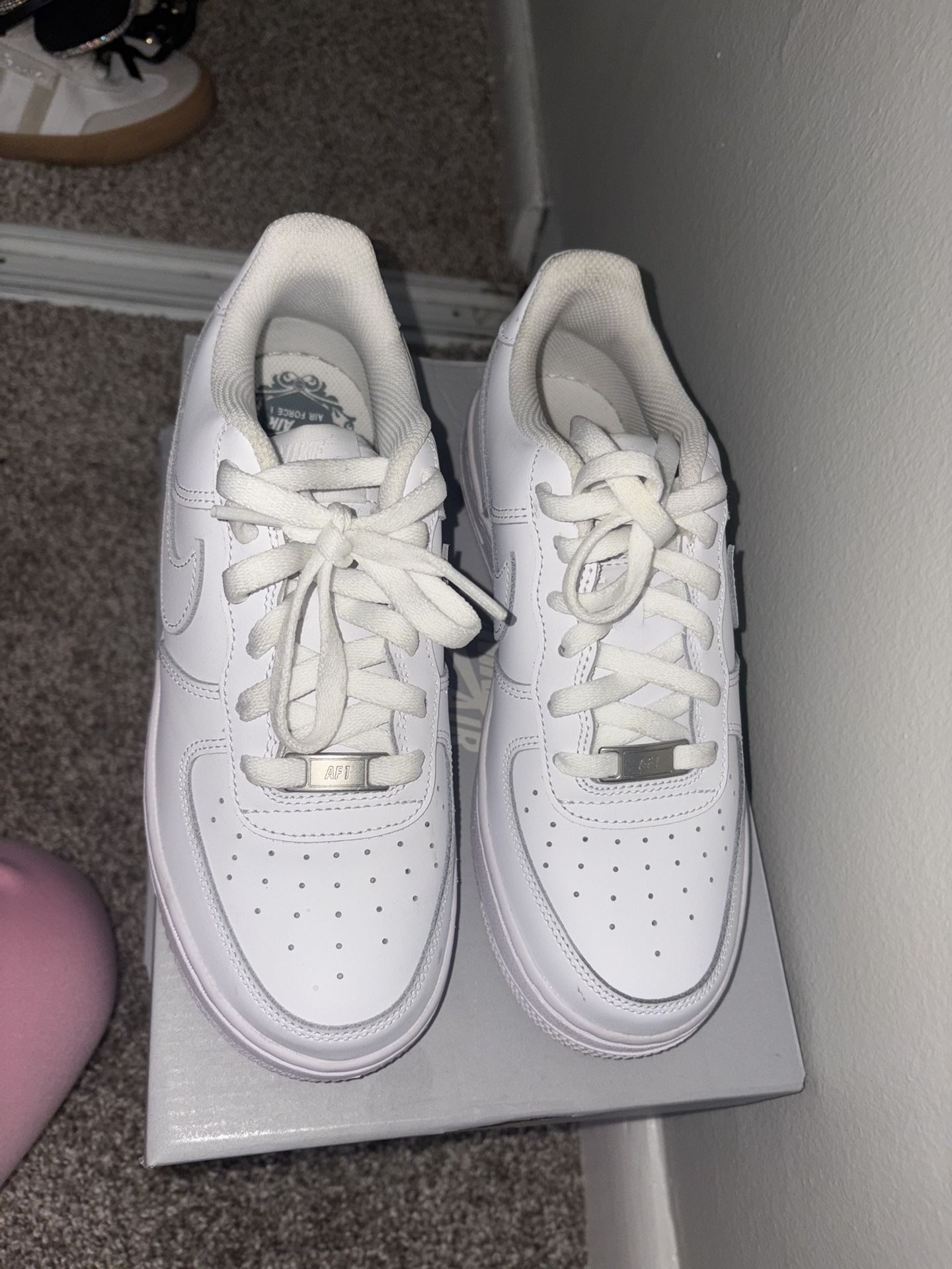 Triple White Nike Air Force Ones