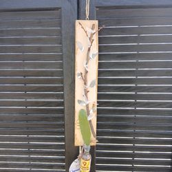 Rustic wall decoration with little plant 🪴