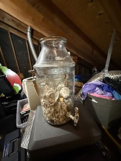 Decorative Glass Pitcher 