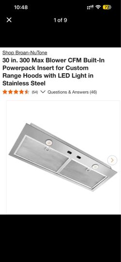 Broan-NuTone 30 in. Range Hood Powerpack Insert
