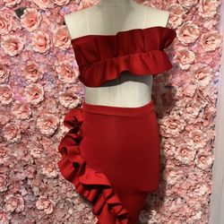 Red 2-piece Set
