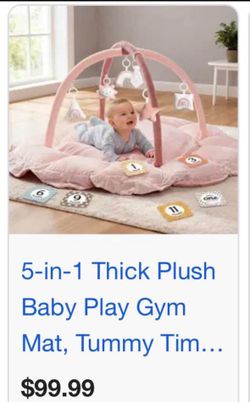 5 in 1 thick plush baby play gym