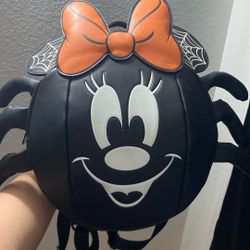 Minnie Mickey Halloween Spider Backpack 