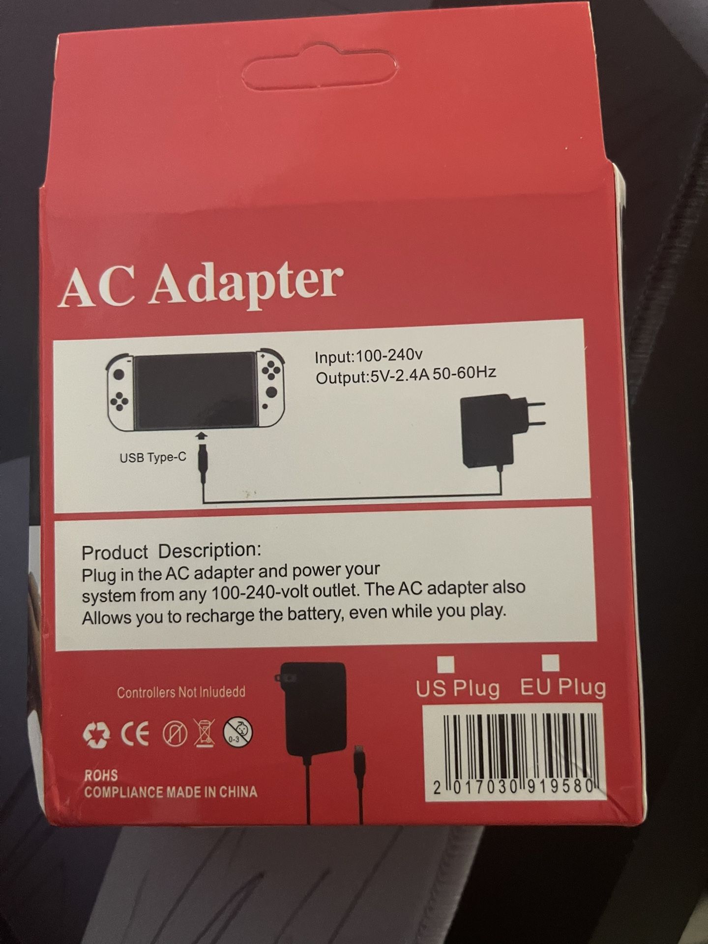 (  NEW ) Adapter For Nintendo Switch 