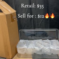 Acrylic Food Organizer with Lid – Multi Compartment – Retail $35, Only $12 🔥