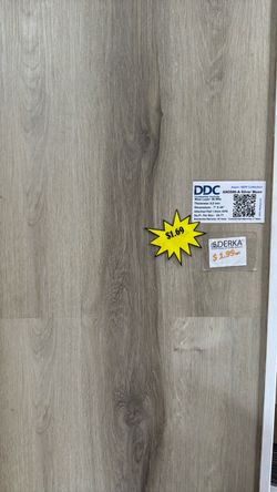 Luxury Vinyl Plank Click & Lock, 100% waterproof, $1.69 SqFt, 23.77 SqFt per box