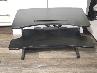 Sit-Stand Desk Converter - Adjustable Height Standing Desk Riser (2-Tier)