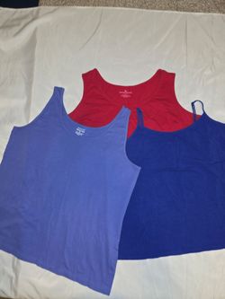 3 Women's Tank Tops 2x - 3x Plus Sizes
