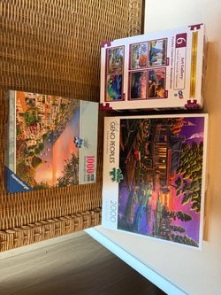 Lot of 3 Jigsaw Puzzles