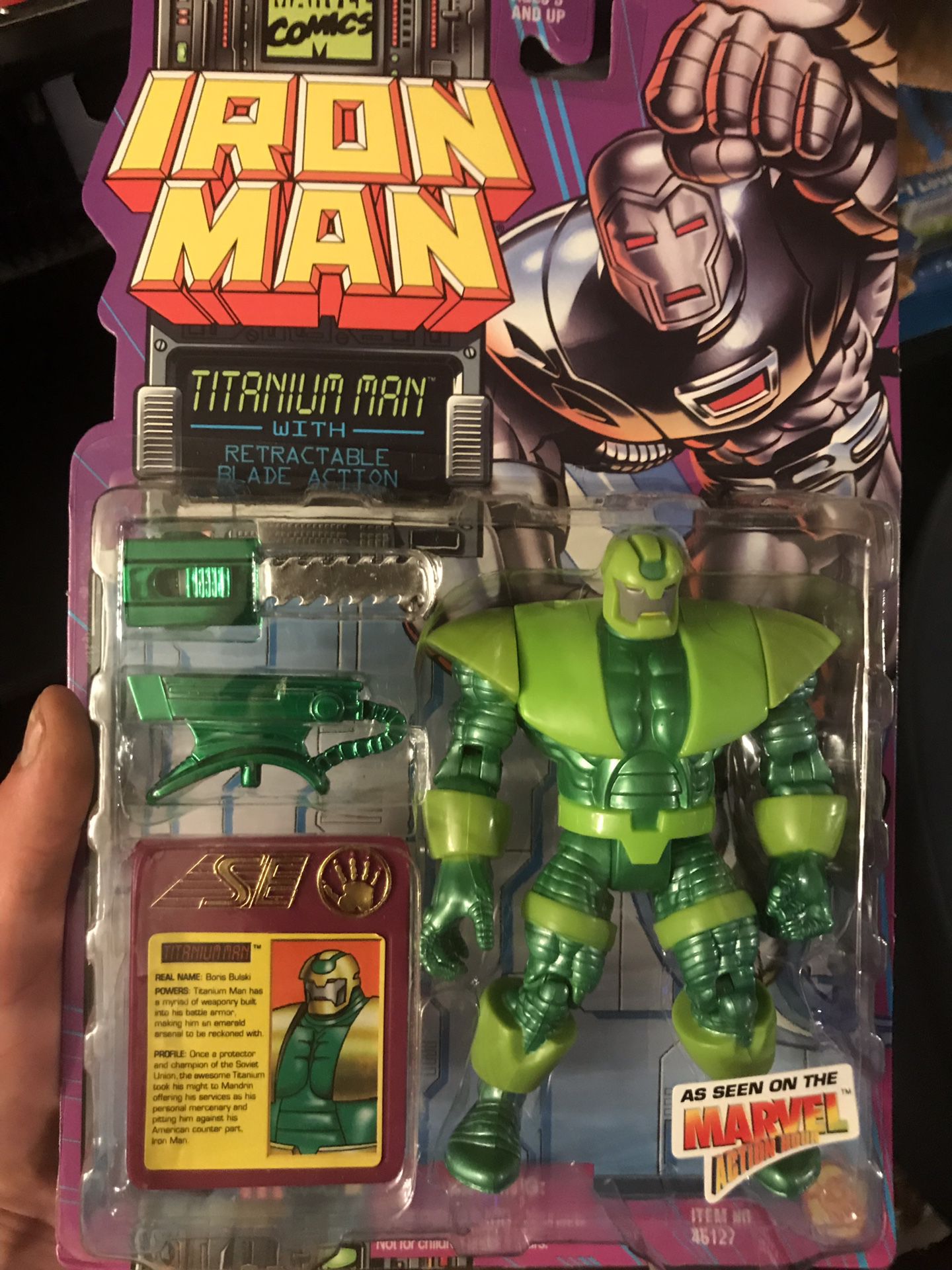 Iron man titanium man action figure