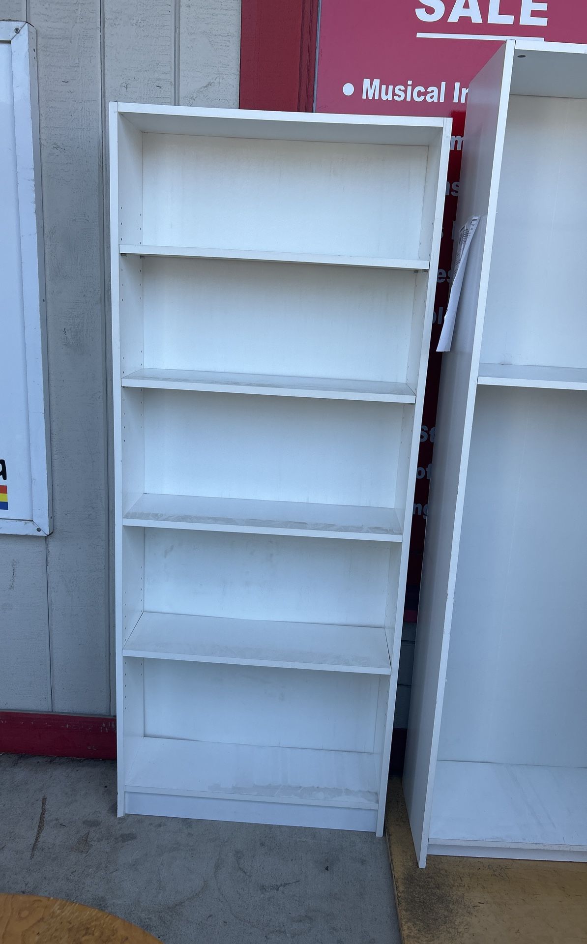 White Bookcases