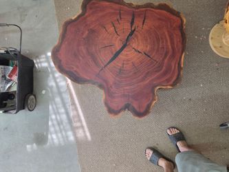 Live edge coffee table