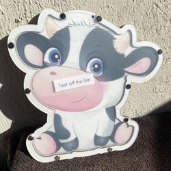 Wall Cow Sign For Baby Shower 