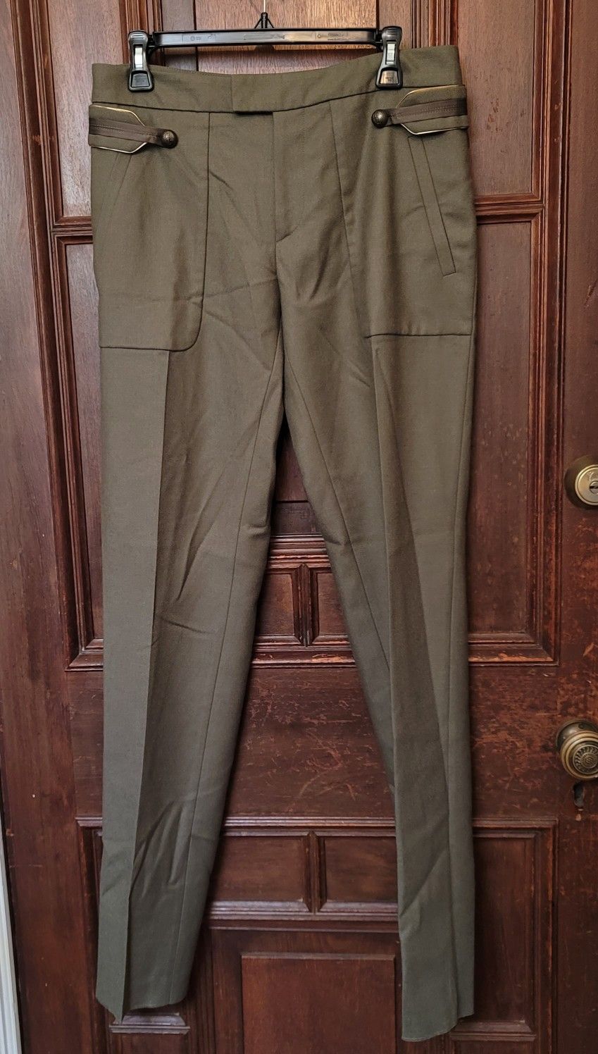 Barbara Bui Olive Green Pants-Size 40-Retail Price $725.00