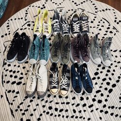 Large Lot Of Men’s Converse Size 9.5 & 10
