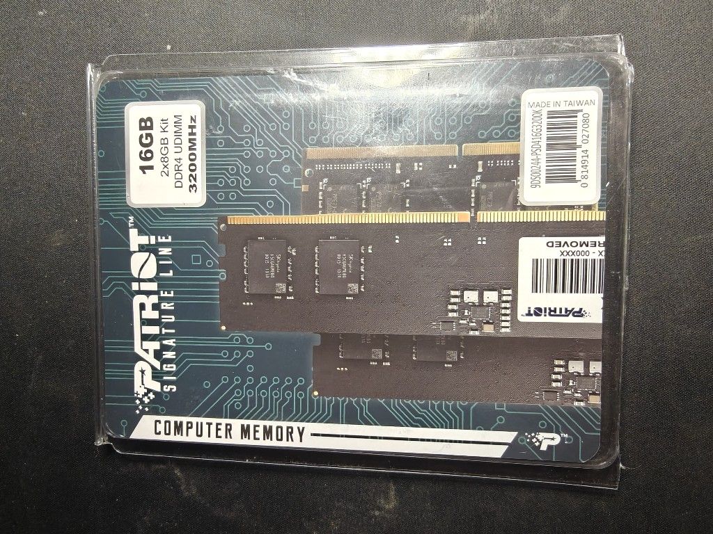  [NEW] Patriot Signature Line 16GB (2x8) DDR4 3200mhz RAM