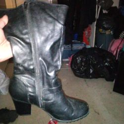 High Heels Black size 8 1/2