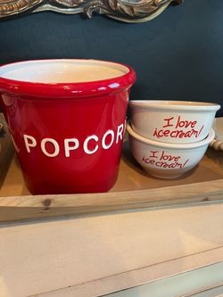 Fun party set - popcorn & ice cream