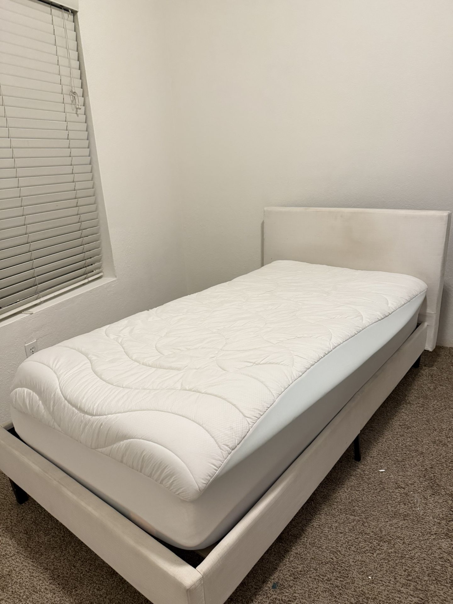 Twin Bed Frame White