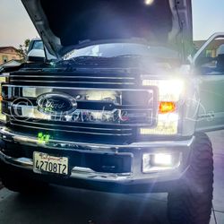 Led Headlights Size 9007 Luces 6000k Bright Glacier White 