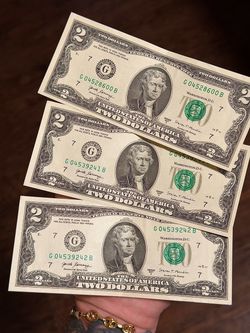 Nice 👍!! Title: Three 2017A $2 Bills — Consecutive Serial Number Pair !
